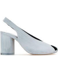 MM6 by Maison Martin Margiela - Leather Sandal Pumps - Lyst
