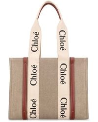 Chloé - Chloe Woody Medium Tote Bag - Lyst