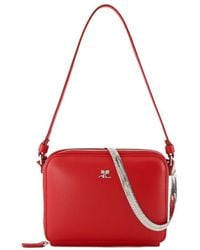 Courreges - Cloud Chained Curse Courreves Leder rot - Lyst