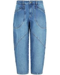 Isabel Marant - Jeans Di Cotone Blu Di Catarina - Lyst