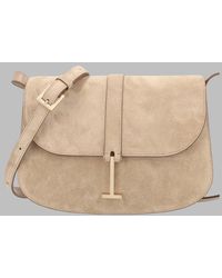 Tom Ford - Suede Flap Crossbody Bag 17 Cm X 23 Cm X 6 Cm - Lyst