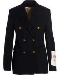 Golden Goose - Double Breast Blazer Jacket - Lyst