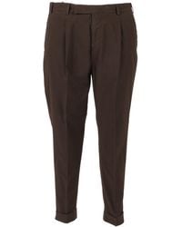 PT01 - Rebel 1 Pleat, Diagonal Pockets, Flap Back Pockets, Turn Up - Lyst