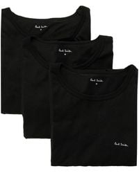 Paul Smith - 3 Pack Logo Cotton T Shirt - Lyst