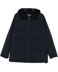 Emporio Armani - Emporio Armani Kapsel Nylon Parka Mantel - Lyst