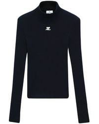 Courreges - Reedition Knit Ls Jumper - Lyst