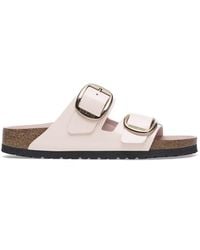 Birkenstock - Ciabatta Arizona Big Buckle High Shine Light Calzata S - Lyst