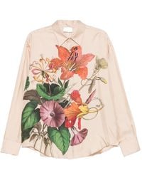 Pierre Louis Mascia - Printed Silk Shirt - Lyst