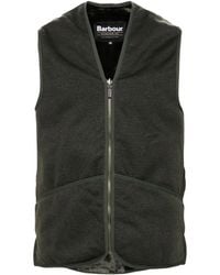 Barbour - Warm Pile Waistcoat Zip - Lyst