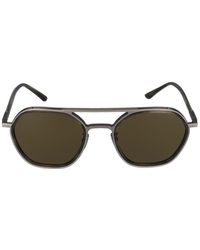 Giorgio Armani - Sonnenbrille 0 AR6145 325973 Gunmetal Spazzolato /21/145 - Lyst