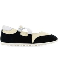 Marni - Logo Ballet Flats - Lyst