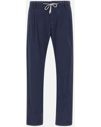 Eleventy - Pantalon de jogger en coton bleu de surintenne - Lyst