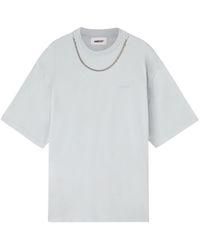 Ambush - T-Shirt Verfraaid Met Ketting - Lyst