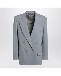 Stella McCartney - Light Wool Double-Breasted Jacket - Lyst