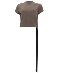 Rick Owens - Solid Mock Collar T-Shirt - Lyst