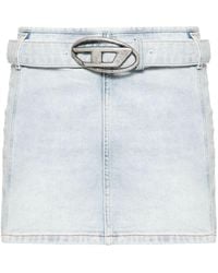 DIESEL - Denim Minirok - Lyst