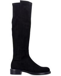 Stuart Weitzman - Platte Schoenen Zwart - Lyst