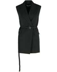 Sportmax - 'ciurma' Zwarte Maagdelijke Wollen Blazer - Lyst