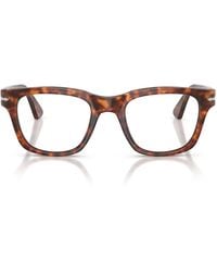 Persol - Bril Po3389 V 24 Cecil Bruin/transparant Unisex - Lyst