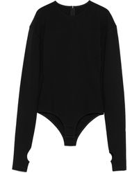 MM6 by Maison Margiela - Langärmeliger Body - Lyst