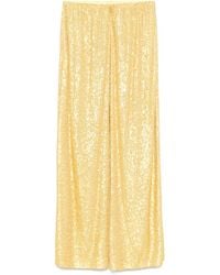 Norma Kamali - Wide-Leg Trousers - Lyst
