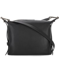 Furla - Nuvola Schwarze Schultertasche - Lyst