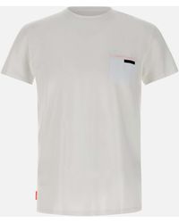 Rrd - Maglietta Con Il Collo Dell'Equipaggio A Secco Veloce Bianco - Lyst