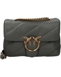 Pinko - Borse A Spalla Love Puff Donna Pelle Verde/Vertiver - Lyst