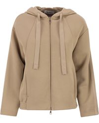 Max Mara - Omelia Cotton Hooded Sweatshirt - Lyst