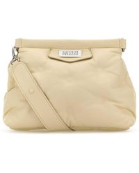 Maison Margiela - Ivory Nappa Leather Small Glam Slam Classique Crossbody Bag - Lyst