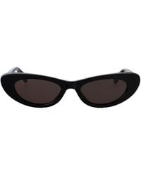 Bottega Veneta - Oval Sunglasses Bv1447 S 001 - Lyst