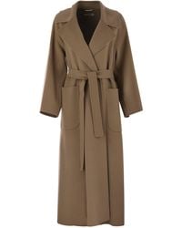 Max Mara - Doris Wol Dedeksel Jurk Jas - Lyst
