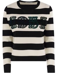 Max Mara - Viterbo Wool Sweater With Embroidery - Lyst
