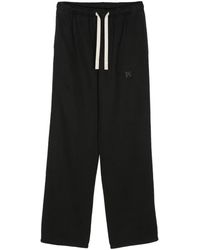 Palm Angels - Broek Met Geborduurd Monogram - Lyst