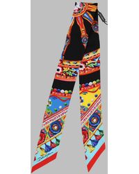 Dolce & Gabbana - Fw26 Designer Foulard Scarf - Lyst