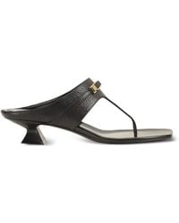 Sergio Rossi - Leather Thong Sandals - Lyst