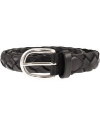 Alberto Luti - Gevlochten Leren Riem - Lyst