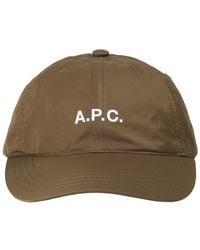 A.P.C. - Logo Baseball Hat - Lyst