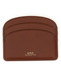 A.P.C. - Demi Lune Card Holder - Lyst