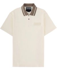 Versace Jeans Couture - Polo Con Patch Logo - Lyst