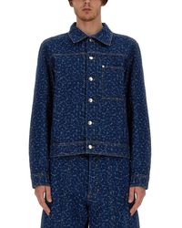 Maison Kitsuné - Classic Denim Jacket - Lyst