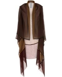 Alberta Ferretti - Capospalla Lungo - Lyst