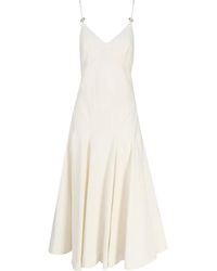 Bottega Veneta - Midi Cotton Dress - Lyst