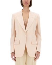 Tom Ford - Chaqueta de lana de pecho individual - Lyst