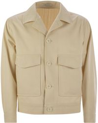 Tagliatore - Stretch Cotton Blend Jacket - Lyst