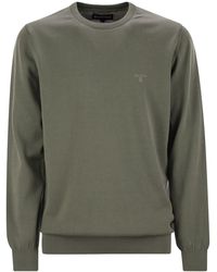 Barbour - Pima Cotton Crew Neck Jumper - Lyst