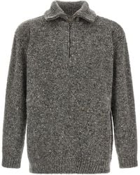 Maison Margiela - Pullover mit halbem Reißverschluss - Lyst