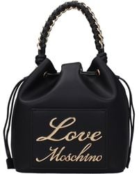Love Moschino - Hou Van Moschino Handtassen Vrouwen Polyurethaan Zwart - Lyst