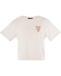 Weekend by Maxmara - Week-end max mara acline imprimé en coton biologique en coton - Lyst
