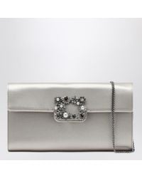 Roger Vivier - Pearl Clutch Bag With Buckle - Lyst